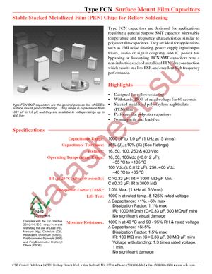 FCN2416C474J-D4 datasheet  